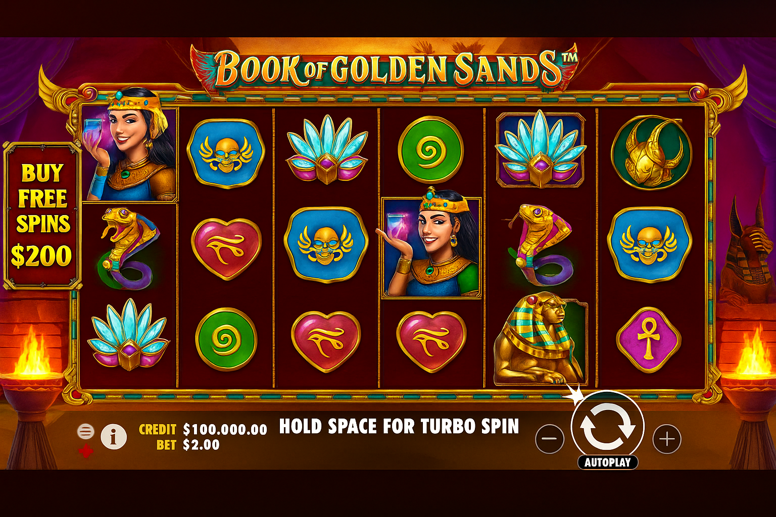 Book of Golden Sands gameplay
